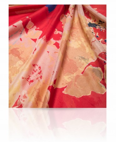 Палантин Женский S-CN.FLOWER/PLUM